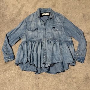 We The Free Denim Top